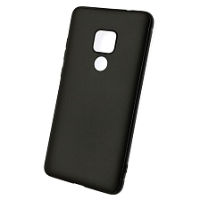 Чехол накладка для HUAWEI Mate 20 (HMA-L29), силикон, матовый, цвет черный