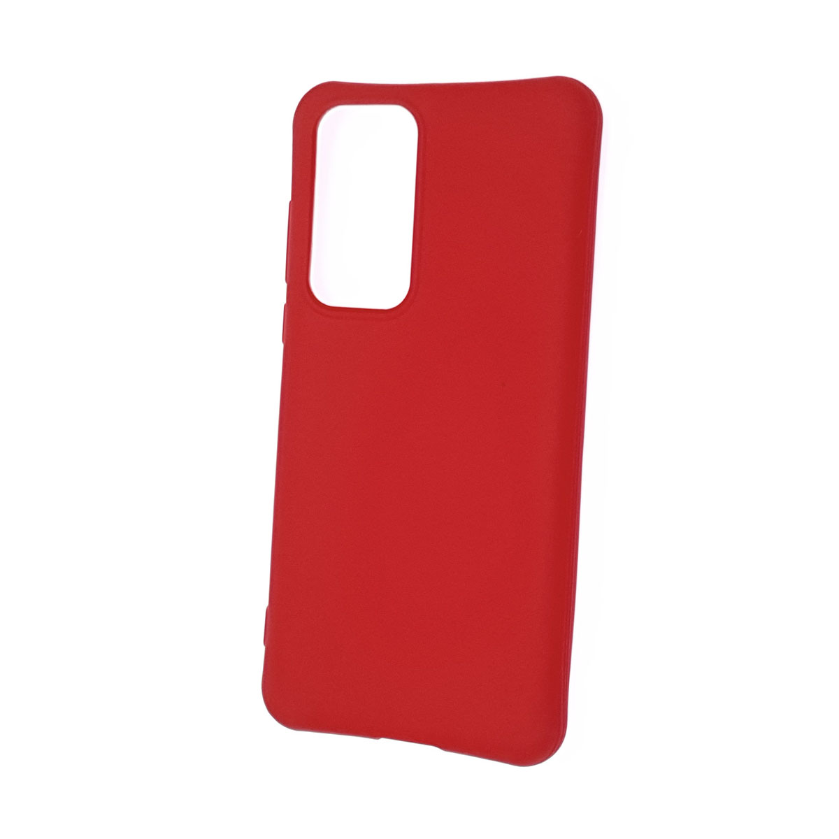 Чехол накладка SLIM MATTE для HUAWEI P40 (ANA-NX9), силикон, матовый, цвет красный.