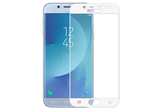 Защитное стекло 5D Samsung J530 (J5 PRO 2017) (плоское) Белый  UD.