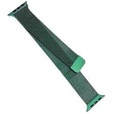 Ремешок bikson для APPLE Watch, сетчатый, миланская петля Milano Loop, 42 - 44 mm, цвет зеленый