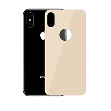 Защитное стекло для APPLE iPhone X, iPhone XS, на заднюю сторону, цвет золотистый Защитное стекло для APPLE iPhone X, iPhone XS, на заднюю сторону, цвет золотистый