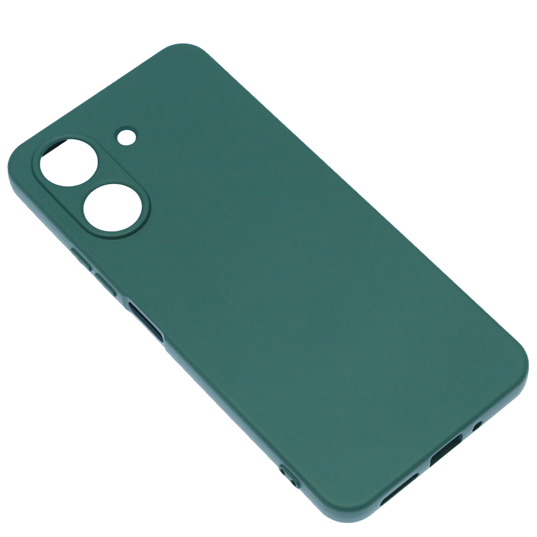 Чехол накладка NANO для XIAOMI Redmi 13C, XIAOMI POCO C65, защита камеры, силикон, бархат, цвет темно зеленый Чехол накладка NANO для XIAOMI Redmi 13C, XIAOMI POCO C65, защита камеры, силикон, бархат, цвет темно зеленый