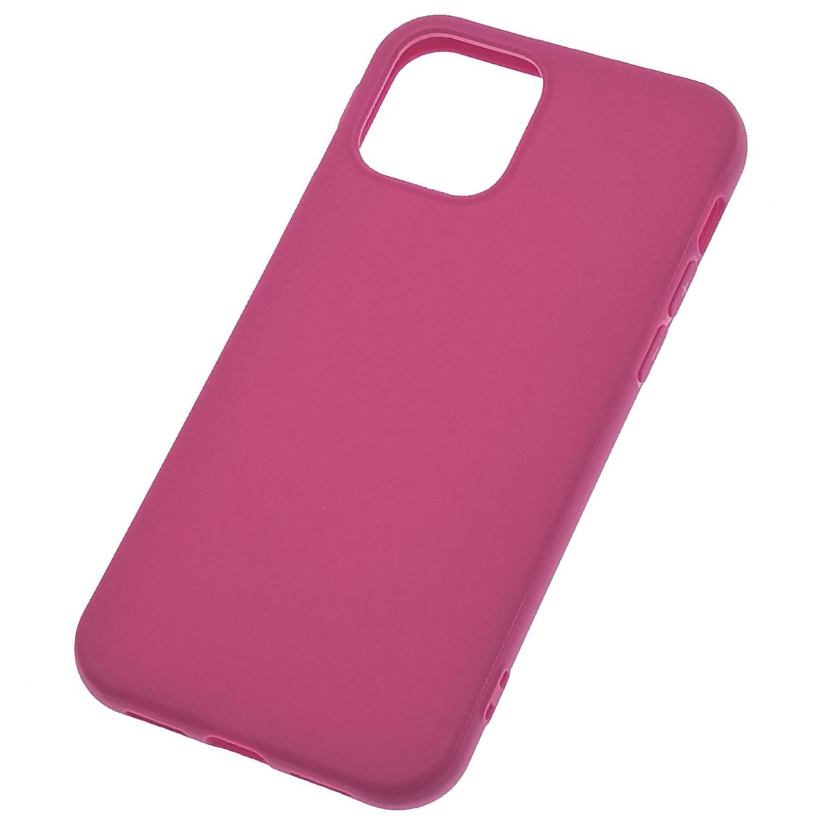 Чехол накладка для APPLE iPhone 12 (6.1"), iPhone 12 Pro (6.1"), силикон, матовый, цвет малиновый