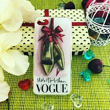 Чехол накладка для APPLE iPhone 7, 8, силикон, рисунок More issues than VOGUE.