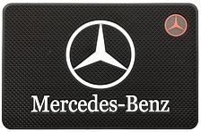 Коврик автомобильный для телефонов "Автобренды", рисунок Mersedes Benz.