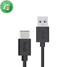 USB Дата-кабель "budi" для TYPE-C модель M8J150L-BLK цвет чёрный.