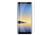 Защитное стекло 5D Full Glass /проклейка-полный экран/упак-картон/ для Samsung NOTE 8 прозрачный.