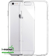 Чехол накладка TPU CASE для APPLE iPhone 6 Plus, iPhone 6S Plus, силикон, цвет прозрачный.