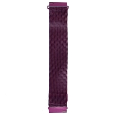 Ремешок универсальный 18 мм, сетчатый, миланская петля Milano Loop, цвет фиолетовый