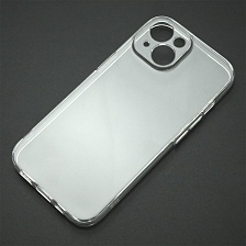 Чехол накладка для APPLE iPhone 15 (6.1"), защита камеры, силикон, прозрачный