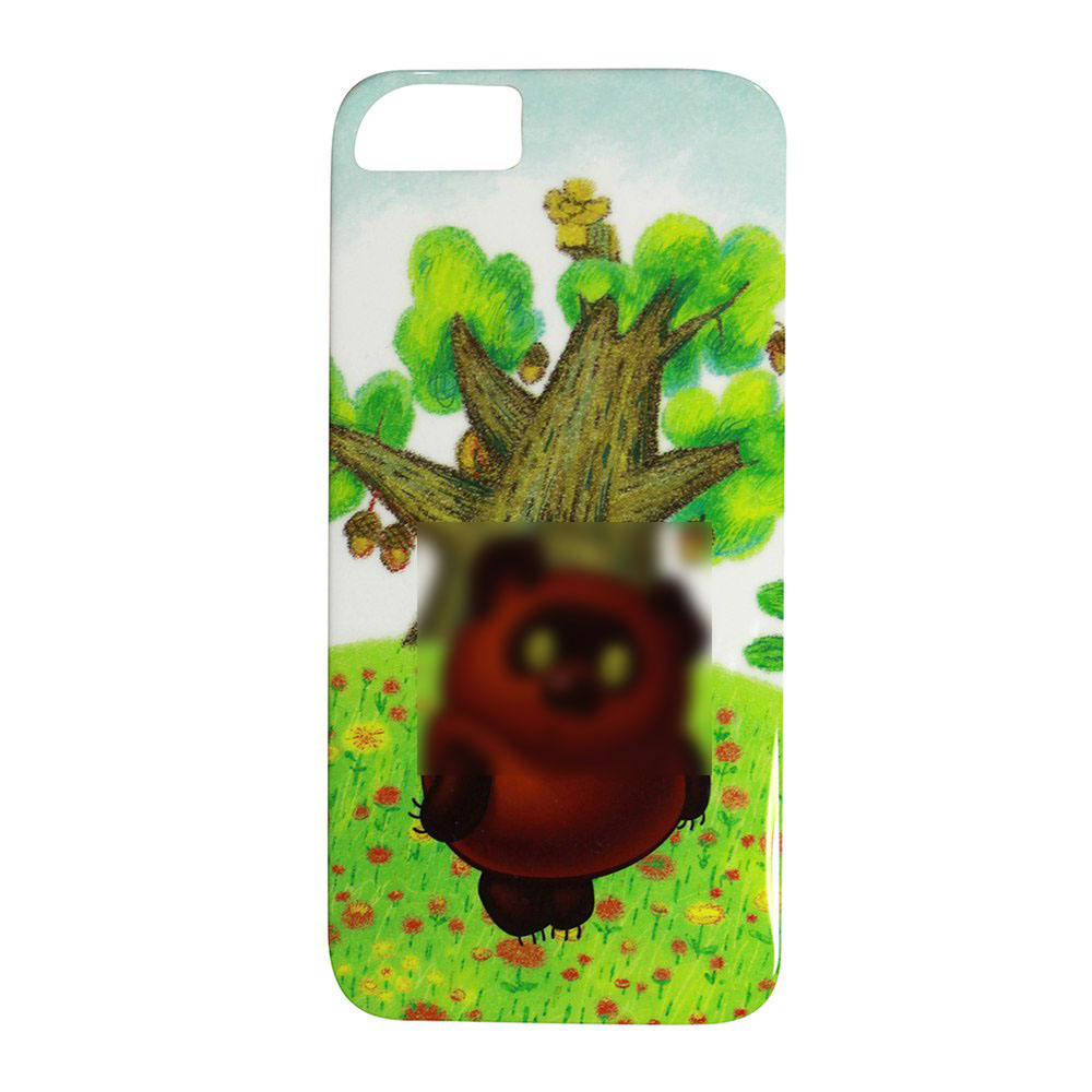 Чехол накладка для APPLE iPhone 5, 5S, SE, рисунок медведь