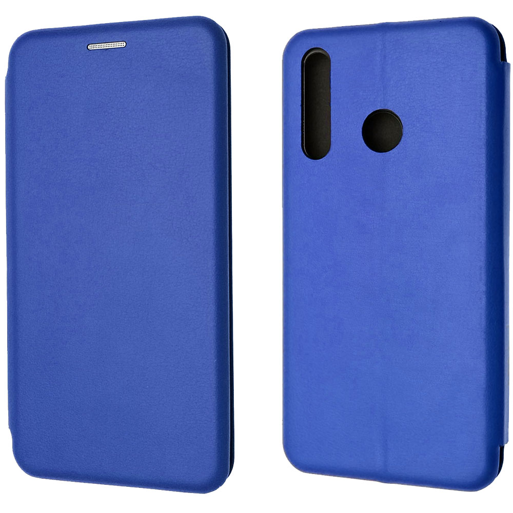Чехол книжка STYLISH для HUAWEI Honor 10i, Honor 20i, Honor 20e, Honor 20 Lite, P Smart Plus, экокожа, визитница, цвет синий