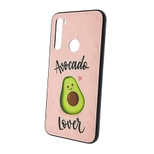 Чехол накладка для XIAOMI Redmi Note 8, силикон, стекло, рисунок AVOCADO Lover.