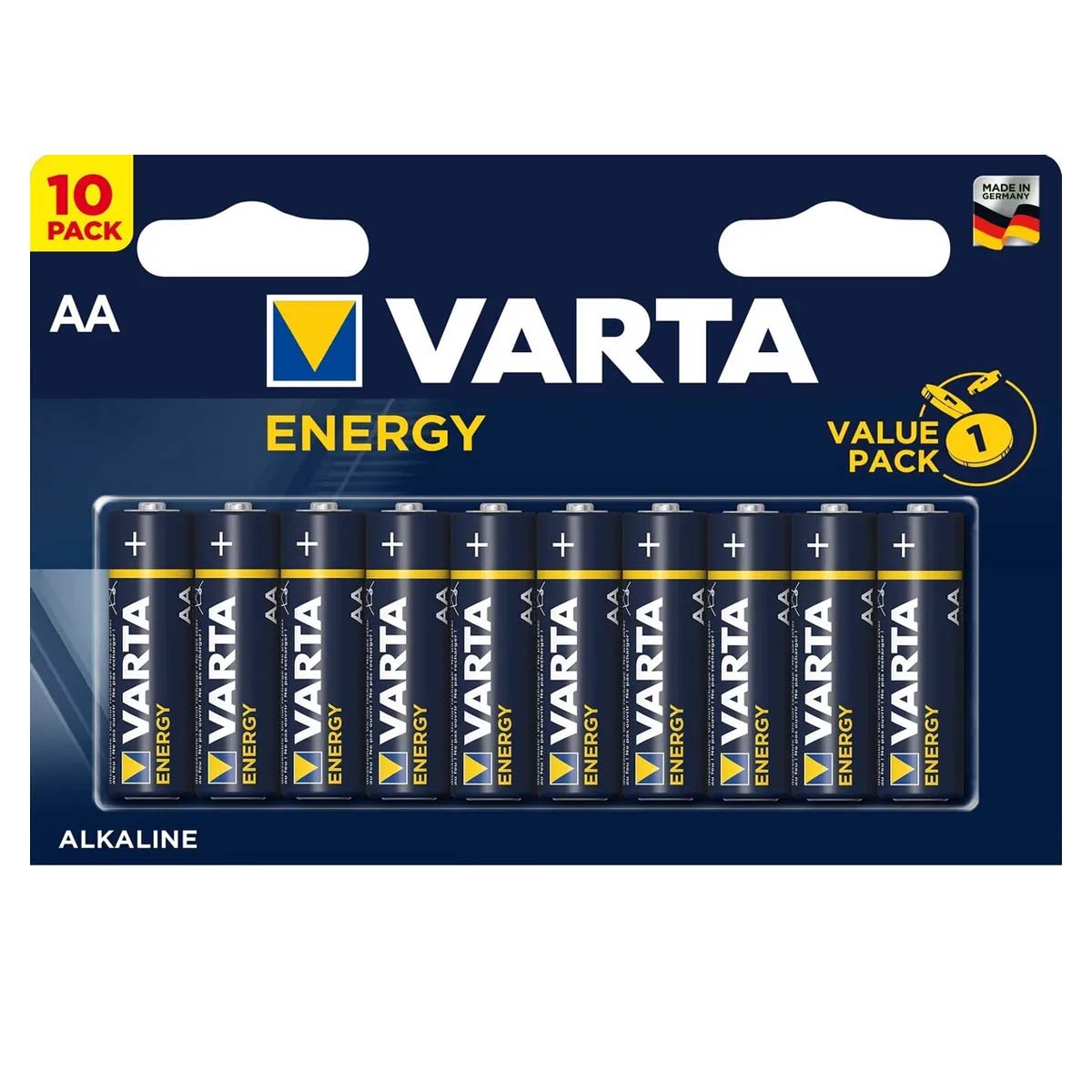 Батарейка VARTA ENERGY LR6 AA BL10 Alkaline 1.5V