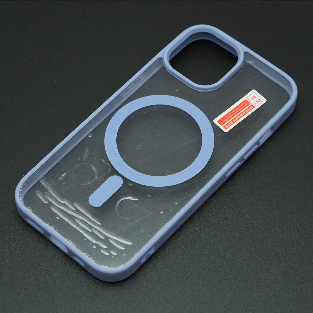 Чехол накладка Magnetic с поддержкой MagSafe для APPLE iPhone 15, силикон, цвет окантовки васильковый Чехол накладка Magnetic с поддержкой MagSafe для APPLE iPhone 15, силикон, цвет окантовки васильковый