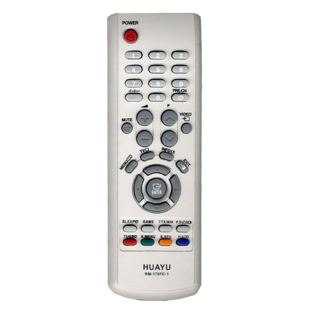 Пульт ДУ RM-179FC-1 для телевизоров SAMSUNG, цвет серый