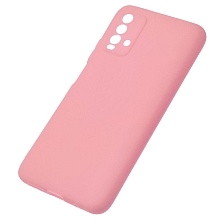 Чехол накладка SOFT TOUCH для XIAOMI Redmi 9T, силикон, матовый, цвет розовый