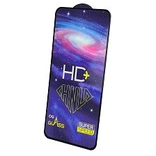 Защитное стекло HD+ SUPER SPEED для Realme 8, Realme 8 Pro, цвет окантовки черный