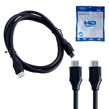 Кабель HDMI - HDMI Live Power H218, длина 1.5 метра, силикон, цвет черный