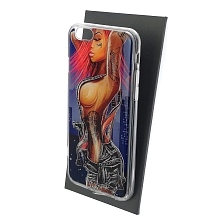 Чехол накладка для APPLE iPhone 6, iPhone 6G, iPhone 6S, силикон, глянцевый, рисунок Sway Goodwin