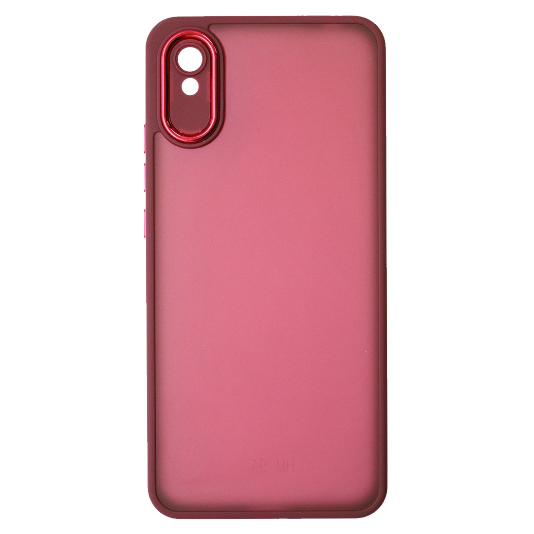 Чехол накладка KING для XIAOMI Redmi 9A, силикон, пластик, защита камеры, цвет окантовки бордовый Чехол накладка KING для XIAOMI Redmi 9A, силикон, пластик, защита камеры, цвет окантовки бордовый
