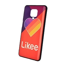 Чехол накладка для XIAOMI Redmi Note 9 Pro, Redmi Note 9S, силикон, рисунок Likee Red.