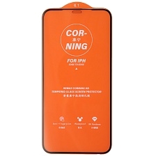 Защитное стекло REMAX CORNING GL-83 для APPLE iPhone XR, iPhone 11, суперпрочное, цвет окантовки черный