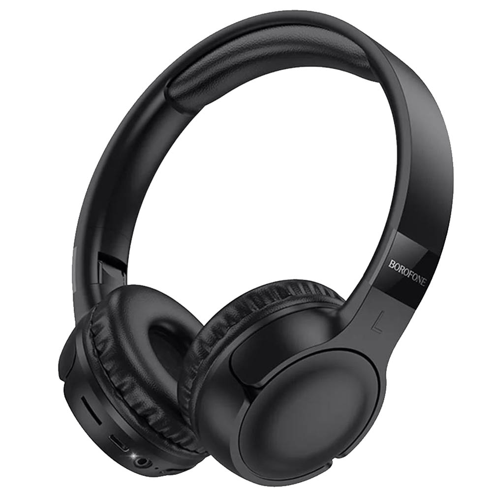 Гарнитура (наушники с микрофоном) беспроводная полноразмерная, BOROFONE BO32 Show, цвет черный