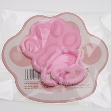 Липучка кошачья лапка, цвет розовый