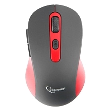 Мышь беспроводная GEMBIRD MUSW-221, оптическая, 1600 DPI, цвет черно красный Мышь беспроводная GEMBIRD MUSW-221, оптическая, 1600 DPI, цвет черно красный