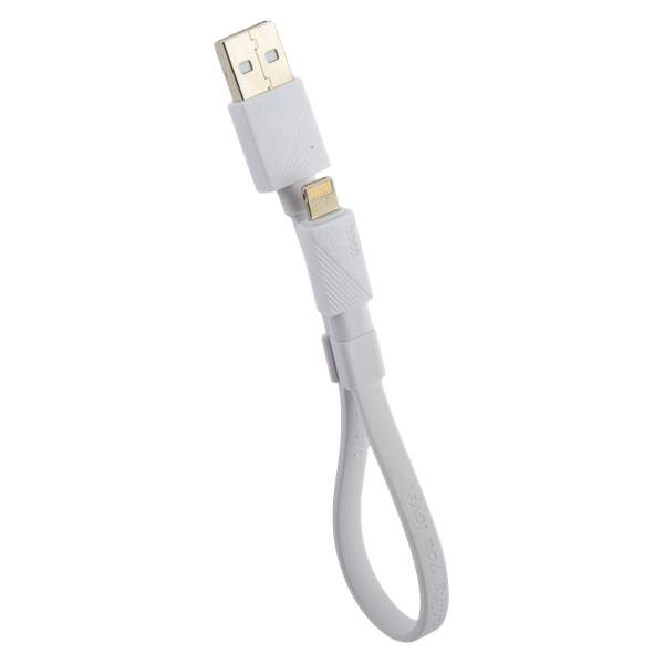 HOCO U34 LingYing кабель-Apple lightning 8 pin (0.25м), цвет белый.