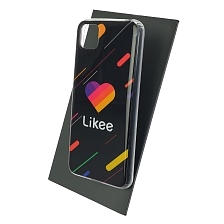 Чехол накладка Vinil для HUAWEI Honor 9S (DUA-LX9), Y5P 2020, силикон, рисунок Likee, цвет черный