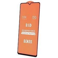 Защитное стекло 21D для SAMSUNG Galaxy A31 (SM-A315), Galaxy M31 (SM-M315), цвет окантовки черный