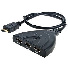 Адаптер разветвитель (HDMI сплиттер) (хаб) HDMI на 3 порта HDMI.