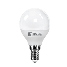 Светодиодная лампа IN HOME LED-ШАР-VC, 11Вт, 4000K, цоколь E14