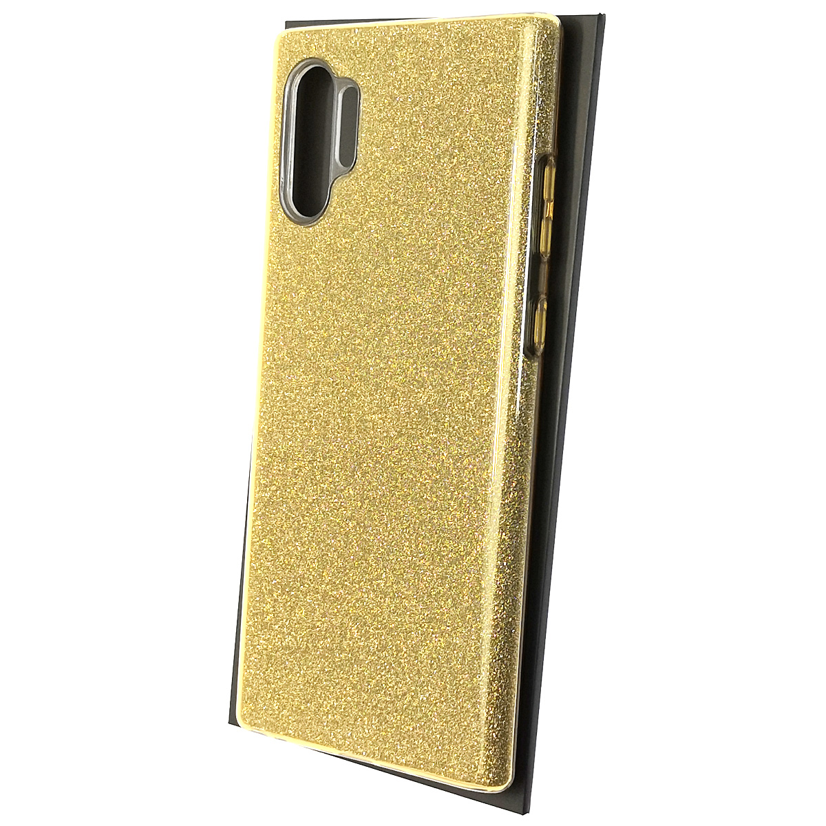 Чехол накладка Shine для XIAOMI Redmi Note 8T, силикон, блестки, цвет золотистый