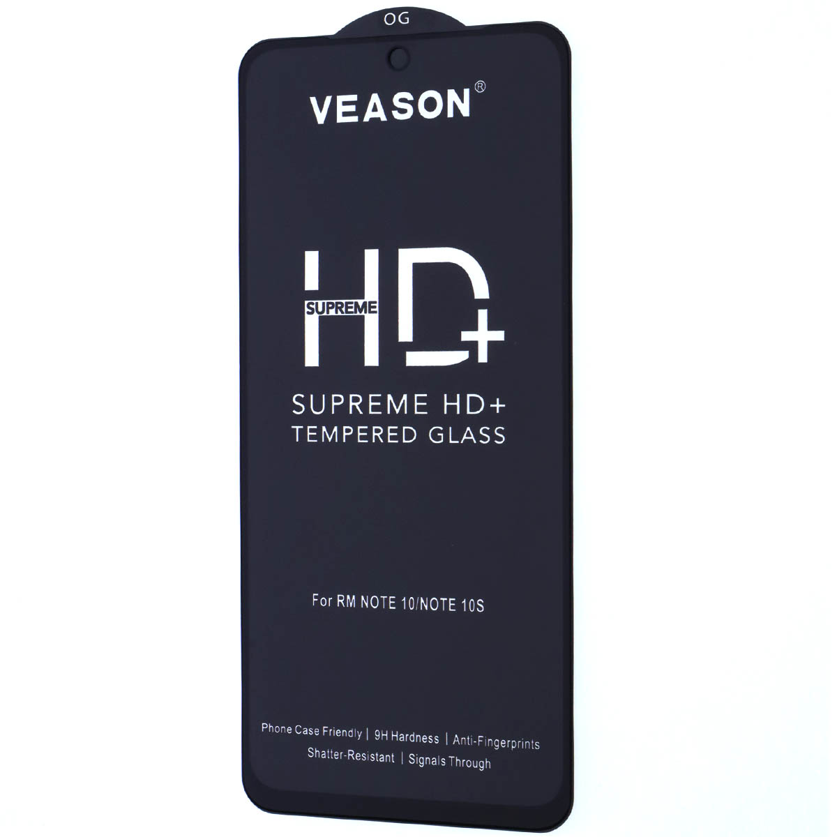 Защитное стекло VEASON HD+ для XIAOMI Redmi Note 10, Redmi Note 10S, POCO M5s, цвет окантовки черный