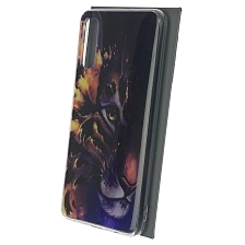 Чехол накладка для SAMSUNG Galaxy A50 (SM-A505), A30s (SM-A307), A50s (SM-A507), силикон, рисунок Злой тигр