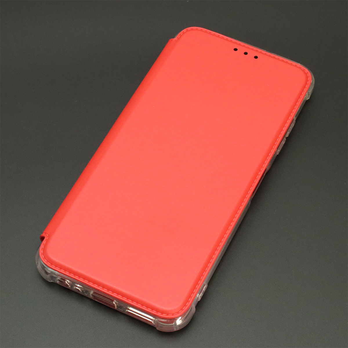 Чехол книжка для SAMSUNG Galaxy A22s 5G (SM-A226B), экокожа, визитница, цвет красный