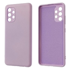 Чехол накладка NANO для SAMSUNG Galaxy A32 4G (SM-A325F), силикон, бархат, цвет сиреневый Чехол накладка NANO для SAMSUNG Galaxy A32 4G (SM-A325F), силикон, бархат, цвет сиреневый