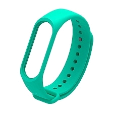 Сменный ремешок для фитнес браслета, смарт часов XIAOMI Mi Band 5, цвет аквамарин. Сменный ремешок для фитнес браслета, смарт часов XIAOMI Mi Band 5, цвет аквамарин.