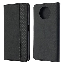 Чехол книжка WALLET для XIAOMI Redmi Note 9T, экокожа, визитница, цвет черный