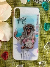 Чехол накладка для APPLE iPhone X, XS, силикон, рисунок Grateful Always.