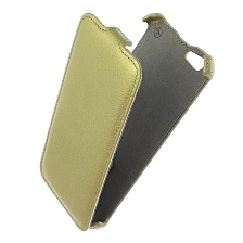 Чехол книжка для APPLE iPhone 6, iPhone 6G, iPhone 6S, экокожа, цвет золотистый