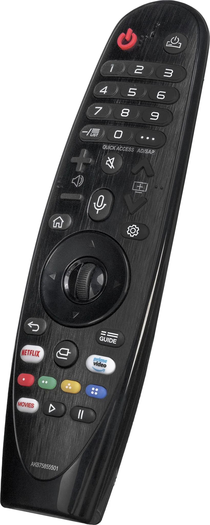 Пульт-указка для телевизора LG Magic Remote AN-MR20GA (AKB75855501) с функцией голосового поиска и голосового управления, цвет черный