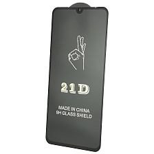 Защитное стекло 21D FULL GLUE BEST для XIAOMI Mi A3 Lite, Mi CC9, Mi 9 Lite, цвет окантовки черный.
