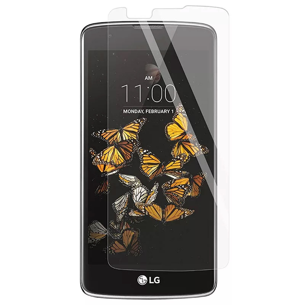 Защитное стекло для LG K8 LTE (K350E), ударопрочное, прозрачное.