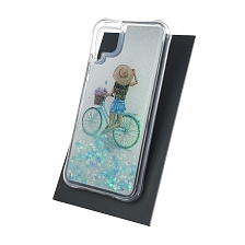 Чехол накладка TransFusion для HUAWEI P40 Lite, Nova 6 SE, Nova 7i, силикон, переливашка, рисунок Велосипед.