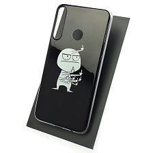 Чехол накладка Vinil для HUAWEI Honor 9C, Honor P40 Lite E, Y7P, силикон, рисунок Человечек.