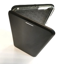 Чехол книжка для XIAOMI Mi 6 Plus, экокожа, визитница, цвет черный